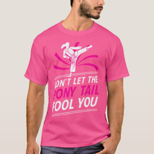 Camiseta Garota Bonita Karate Kickboxe Girl
