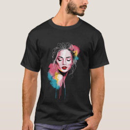 Camiseta Garota Bonita na Boca - Sonhadora Estética Sunset