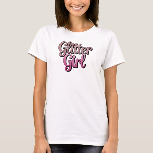 Camiseta "Garota Brilho" (Frente)