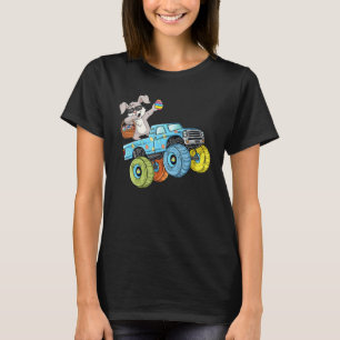 Camiseta Garota-Caminhão-Felz pascoa-Monstro-Dabbing