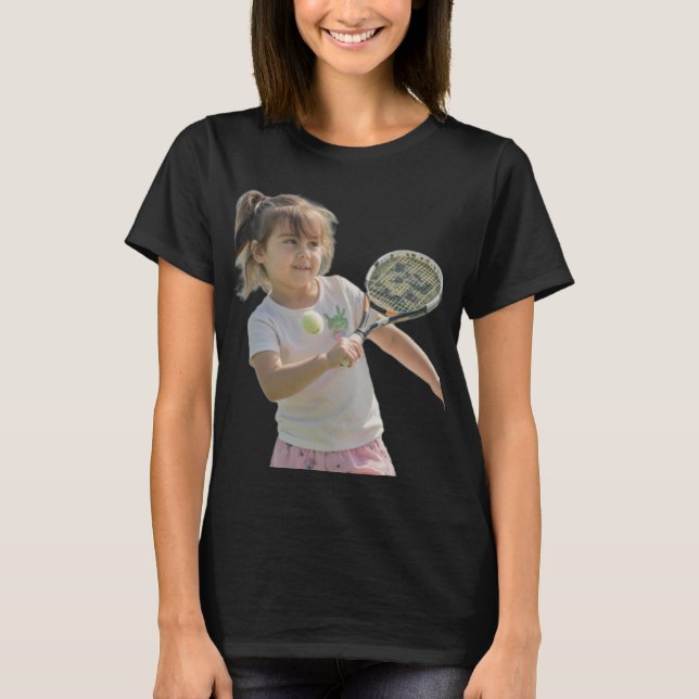 Camiseta garota campeã de tênis (Frente)