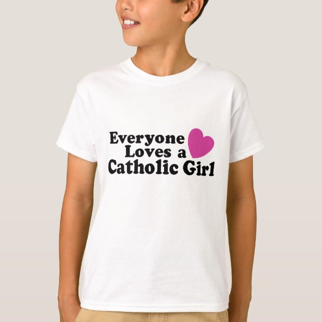 Camiseta Garota católica (Frente)