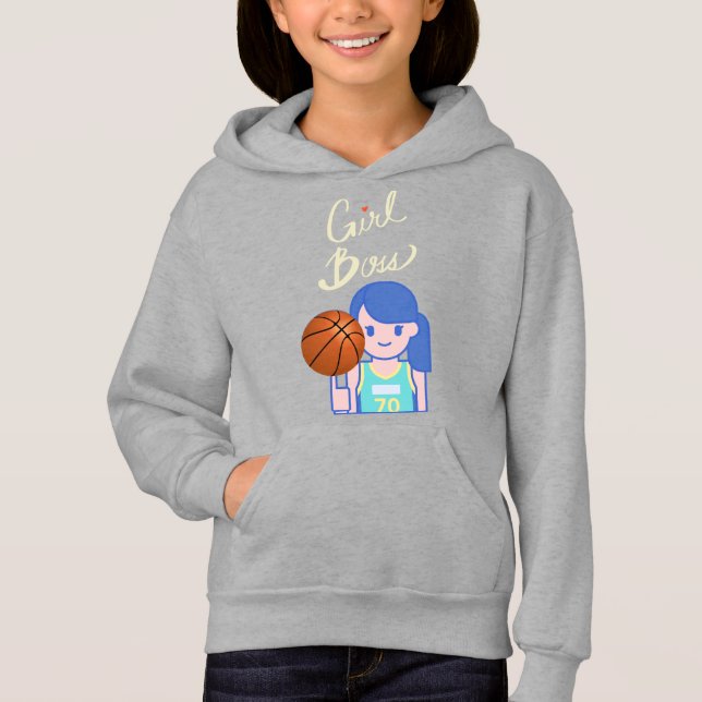 Camiseta Garota Chefe Basquete (Frente)