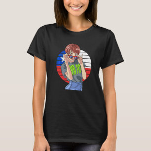 Camiseta Garota Chilena Orgulho Latino Bandeira do Chile O