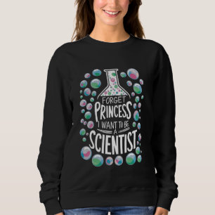 Camiseta Garota Cientista Esqueça Princesa Eu Quero Ser Cie