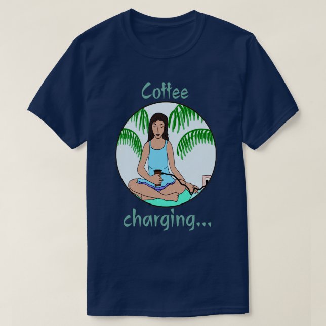Camiseta Garota cobradora de café (Frente do Design)