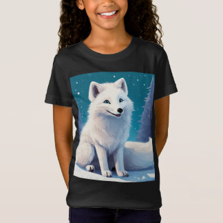 Camiseta garota com foto de cachorro
