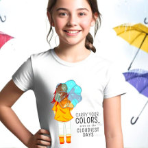 Garota com guarda-chuva no Desenho Eólico