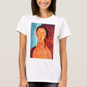 Camiseta Garota com rabo-de-porco, Modigliani