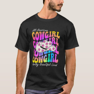 Camiseta Garota Country Rodeio Americano do Sul Ocidental C