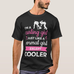 Camiseta Garota Curva Curva Esportes de Inverno