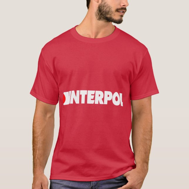 Camiseta garota da banda Interpol (Frente)