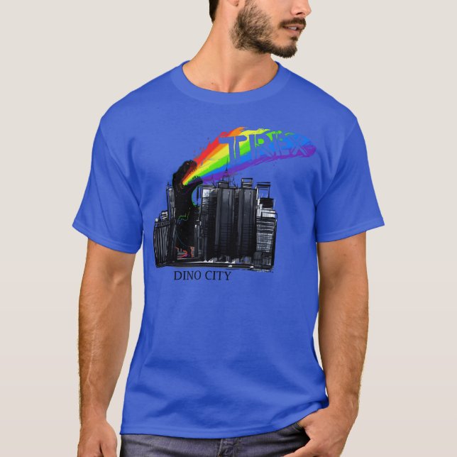 Camiseta Garota da cidade dos dinossauros (Frente)
