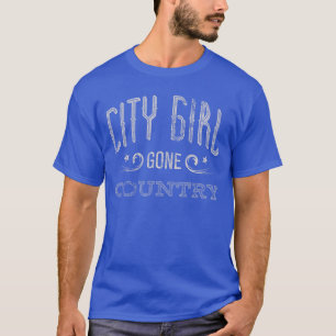 Camiseta Garota da cidade que foi para a vida no campo orgu