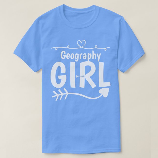 Camiseta Garota da Geografia (Frente do Design)