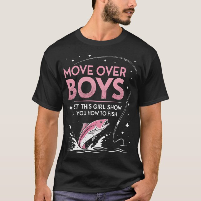 Camiseta Garota da Pesca de Carpa (Frente)