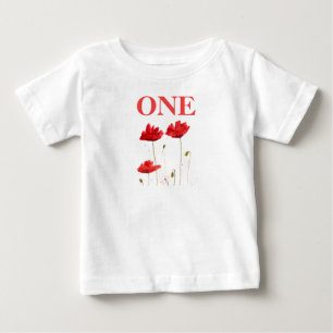 Camiseta Garota da Primeira Festa de aniversário de 1rua