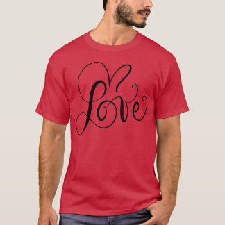 Camiseta Garota de amor adorável