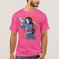 Garota de Animação Katana Japonesa
