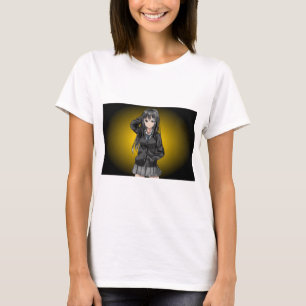 Camiseta garota de anime bonita