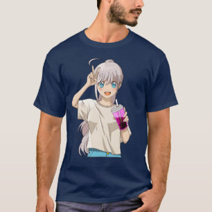 Camiseta Garota de anime em quadrinhos