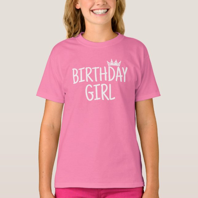 Camiseta Garota de Aniversário (Frente)