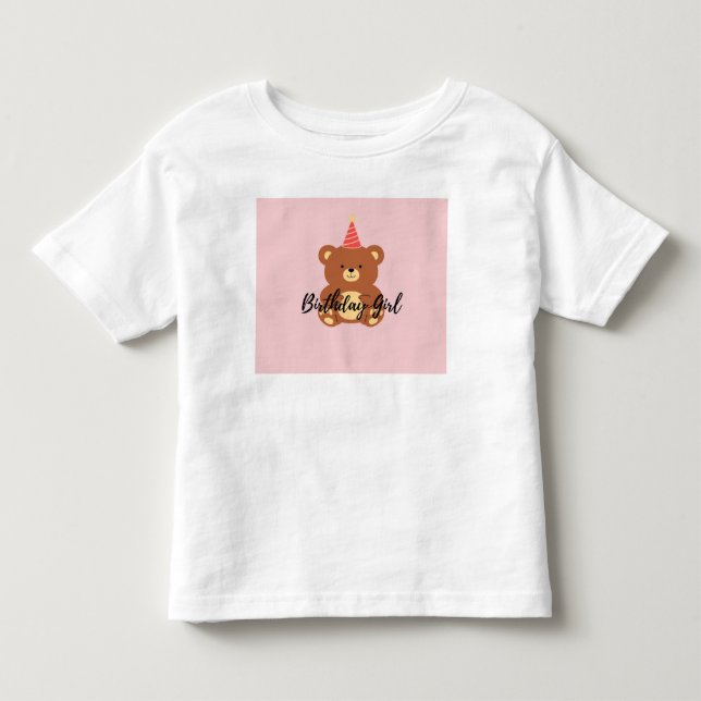 Camiseta Garota de Aniversário  (Frente)