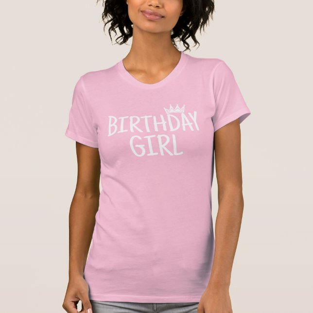 Camiseta Garota de Aniversário (Frente)