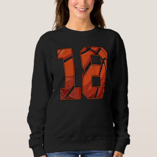 Camiseta Garota de aniversário de 18 anos de basquetebol