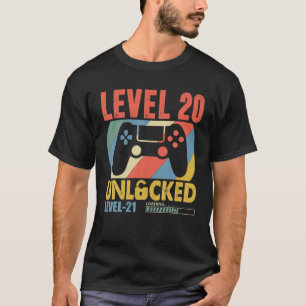 Camiseta Garota de Aniversário de 20 de 20 Anos Oferta Níve