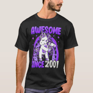 Camiseta Garota de aniversário de 21 anos de Fuselagem do U