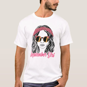 Camiseta Garota De Aniversário De Setembro, Nasceres De Mul