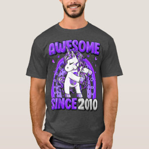 Camiseta Garota de Aniversário do 12 de Flautista da Unicór