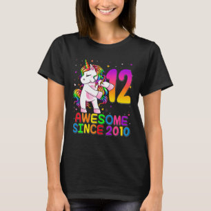 Camiseta Garota de Aniversário do 12 de Flautista do Unic