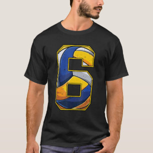 Camiseta Garota de Aniversário do Sexto 6 Seis Anos