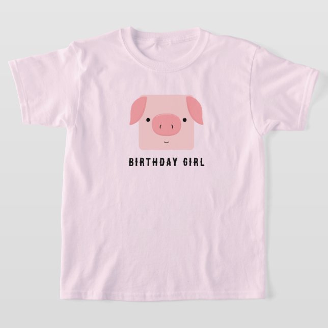 Camiseta Garota de Aniversário Gelada e Rosa (Postura )