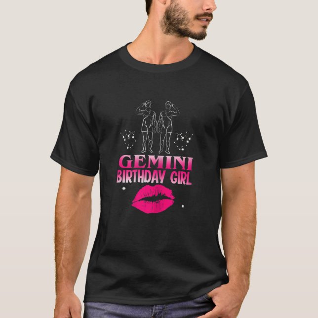 CAMISETA GAROTA DE ANIVERSÁRIO GEMINI 1 (Frente)