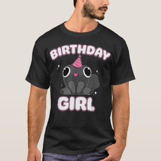 Camiseta Garota de Aniversário Pebble Dandy Minimalista Eng