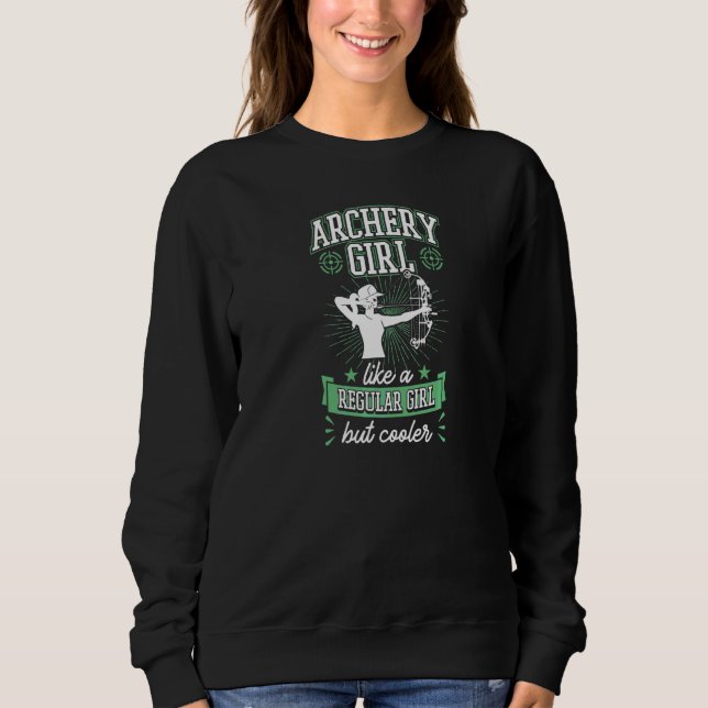 Camiseta Garota de Arco e Flecha Como Uma Garota Normal Mas (Frente)