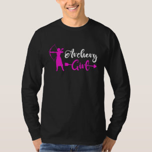 Camiseta Garota de Arquearia Arco e Flecha Tiro Arqueira Ar
