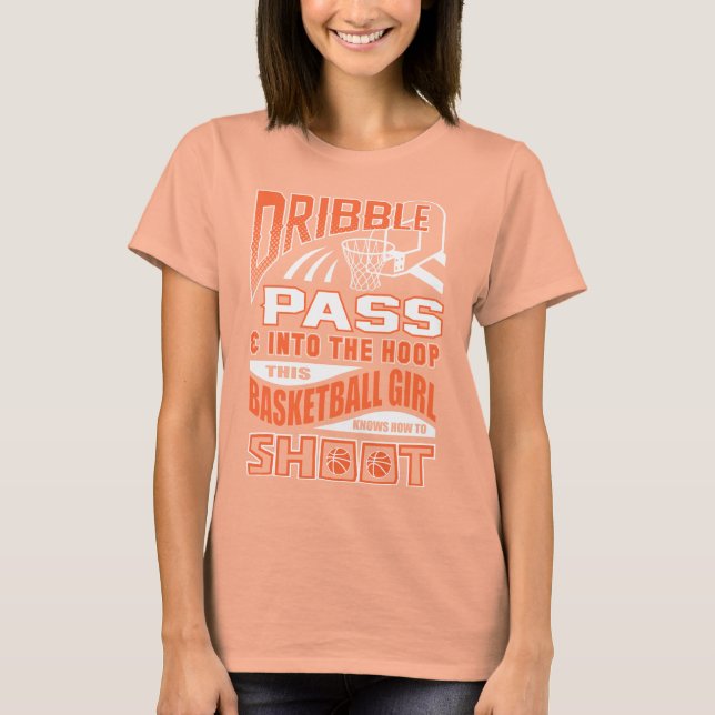Camiseta Garota de Basquete (Frente)