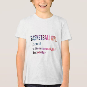 Camiseta Garota De Basquete Como Uma Garota Normal Mas Gala
