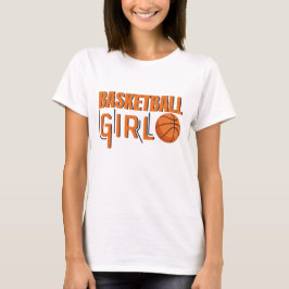Camiseta Garota de basquete como uma garota normal, mas mai