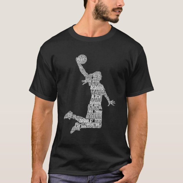 Camiseta Garota de Basquete Meninas (Frente)