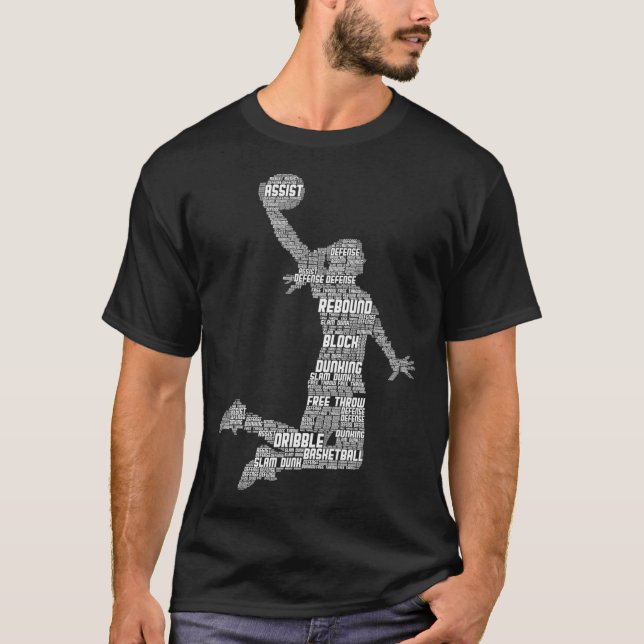 Camiseta Garota de Basquete Meninas (Frente)