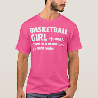 Camiseta Garota de Basquete Mulheres Adolescentes Garotas d
