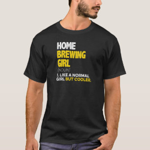 Camiseta Garota de Cerveja Caseira Feminina Como Uma Garota