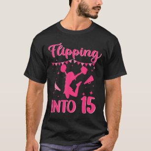 Camiseta Garota de Cheerleading de Aniversário de 15 Anos 1