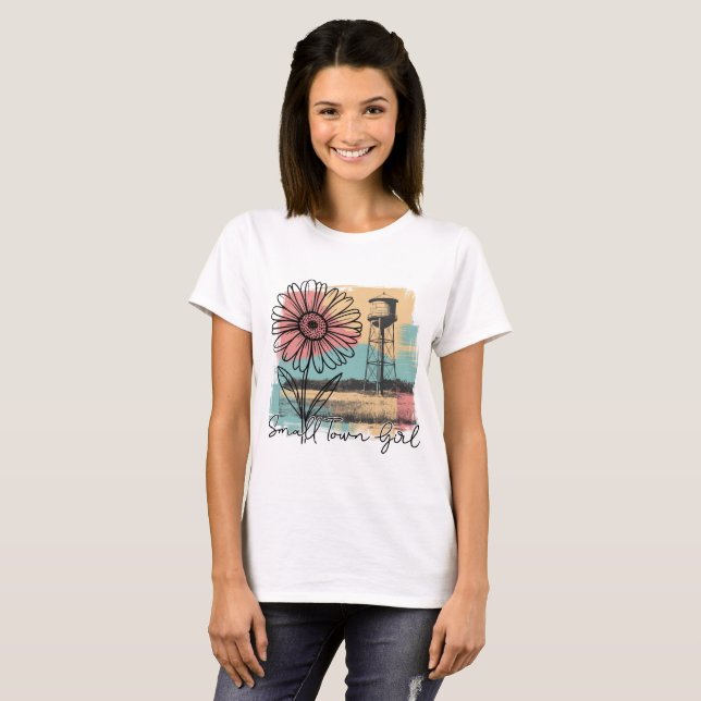 Camiseta Garota de Cidade Pequena (Frente Completa)