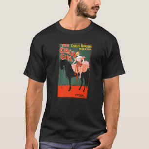 Camiseta Garota de Circo Bailarina de Vaudeville no Cavalo